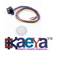 OkaeYa Photoelectric Speed Sensor Encoder Coded Disc code wheel for Smart car